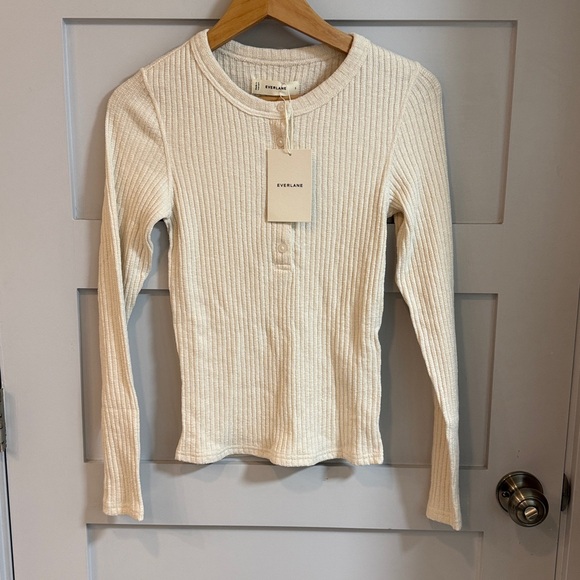 NWT Everlane Cozy Rib Henley S - Picture 2 of 6